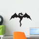 Winged Dragon Silhouette Wall Decal