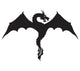 Winged Dragon Silhouette Wall Decal