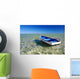 Little Blue Boat Wall Decal Design 2