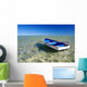 Little Blue Boat Wall Decal Design 2