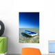 Little Blue Boat Wall Decal Design 1