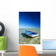 Little Blue Boat Wall Decal Design 1
