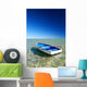Little Blue Boat Wall Decal Design 1