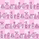 Seamless pattern with perfume bottles for bathroom Wall Mural