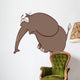 The elephant calf Wall Decal