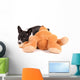 Basenji Dog Puppy with Toy Wall Decal