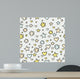 Seamless Abstract Pattern with Wall Decal