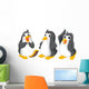 Three cute penguins 