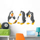 Three cute penguins 