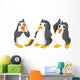 Three cute penguins 