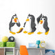 Three cute penguins 
