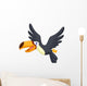 Cute cartoon toucan bird flying Wall Decal