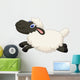 Cartoon Sheep Jumping Wall Decal