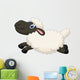 Cartoon Sheep Jumping Wall Decal