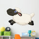 Cartoon Sheep Jumping Wall Decal