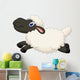 Cartoon Sheep Jumping Wall Decal