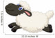 Cartoon Sheep Jumping Wall Decal