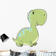 Cute Baby Dinosaur Vector Wall Decal