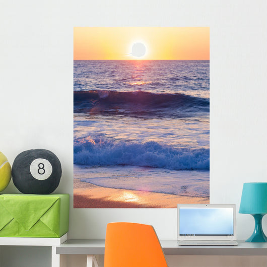 Sunset at Agios Ioannis beach in Lefkada 