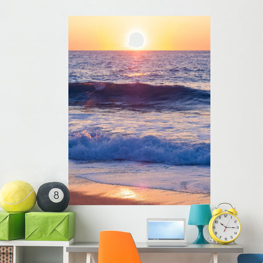 Sunset at Agios Ioannis beach in Lefkada 