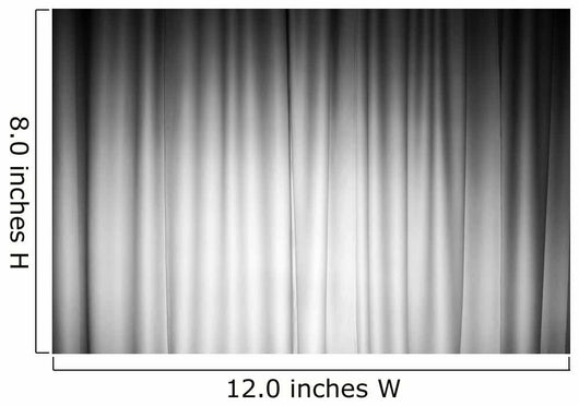 White curtain photo background with spotlight on it Wall Mural