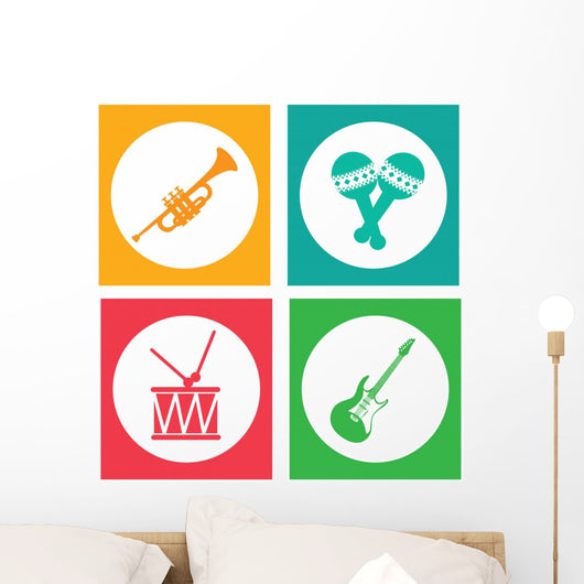 Music Design Wall Decal