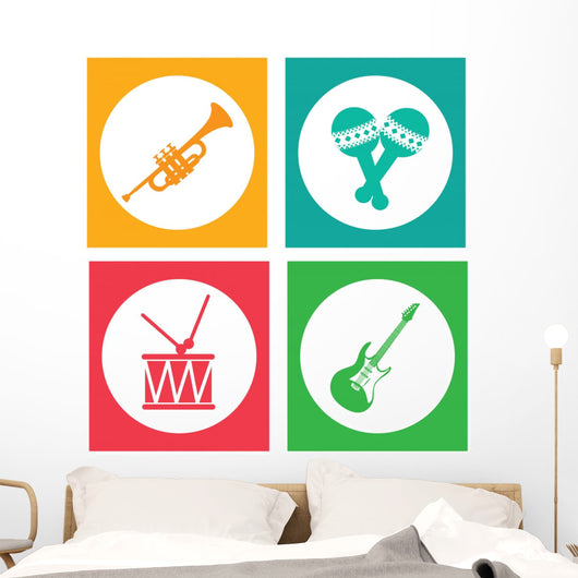 Music Design Wall Decal