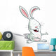 Easter Bunny Showing Wall Decal