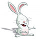 Easter Bunny Showing Wall Decal