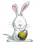 Easter Banny Egg Wall Decal