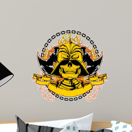Oriental Warrior Wall Decal