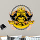 Oriental Warrior Wall Decal