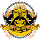 Oriental Warrior Wall Decal