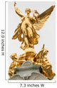 Golden angel of Victoria Memorial 