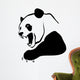 angry panda Wall Decal