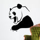 angry panda Wall Decal