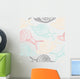 Snails Seamless Pattern Wall Decal