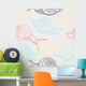 Snails Seamless Pattern Wall Decal