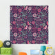 Birdcages Seamless Pattern Wall Decal