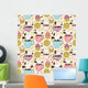 Coffee Seamless Pattern Wall Decal