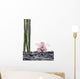 Spa Concept-pink Orchid and Bamboo Grove Wall Decal
