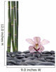 Spa Concept-pink Orchid and Bamboo Grove Wall Decal