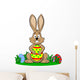 bunny who finds the biggest egg Wall Decal
