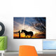 woman and horse Wall Mural