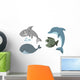Set of fishes Wall Decal