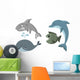 Set of fishes Wall Decal