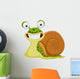 Cute snail cartoon Wall Decal