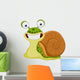 Cute snail cartoon Wall Decal
