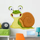 Cute snail cartoon Wall Decal