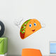 Taco cartoon giving thumb up Wall Decal